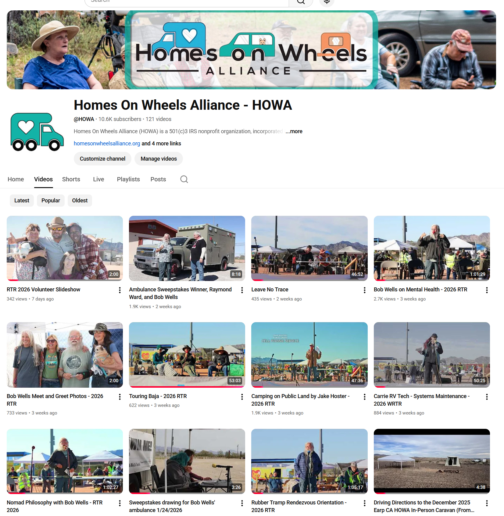 HOWA YouTube Videos
