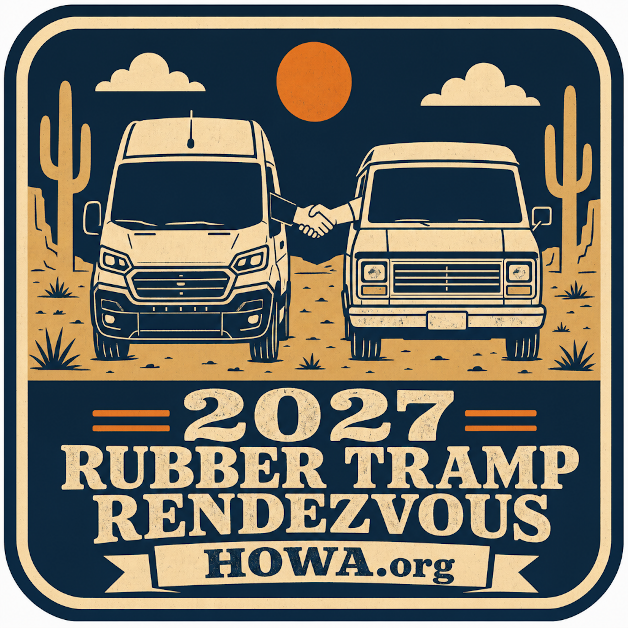 2027 Rubber Tramp Rendezvous Logo Design Contest